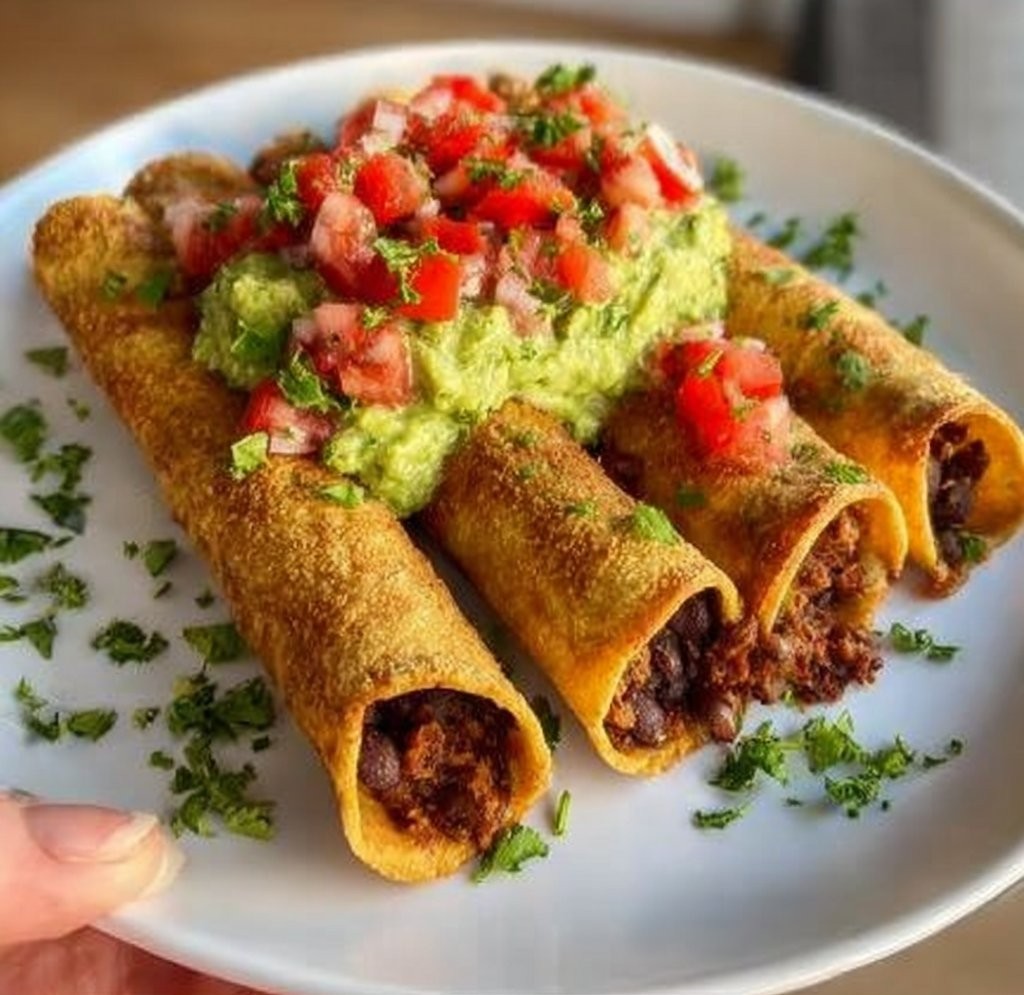 Black Bean Flautas