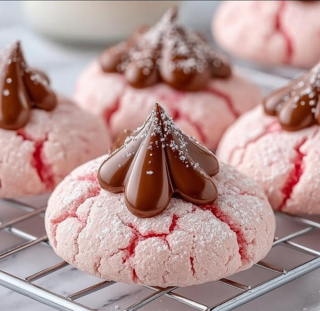 Strawberry Kiss Cookies