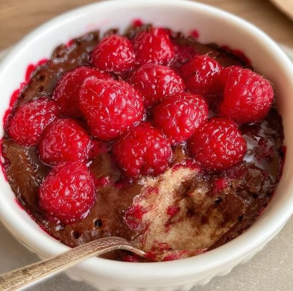 Vegan Baked Oats with Raspberries