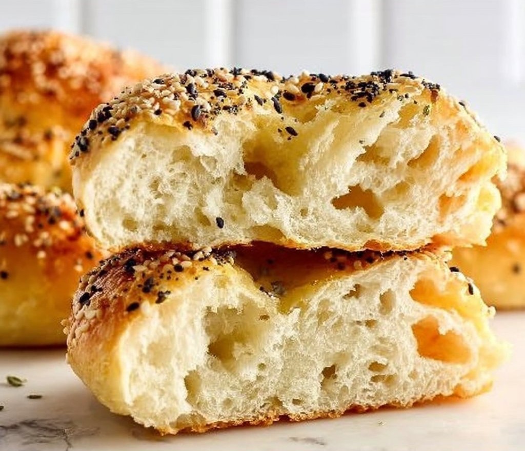 3 Ingredient Air Fryer Bagels