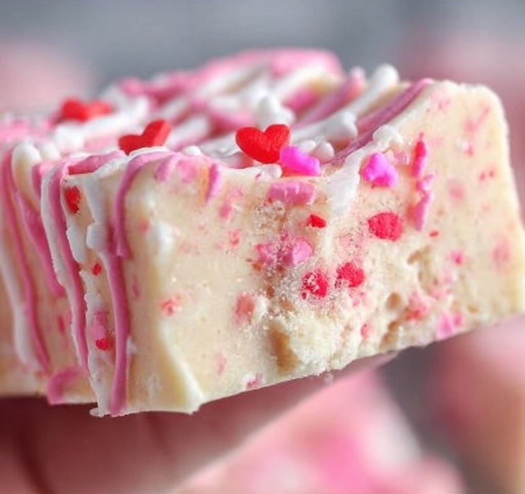 Valentine's Day Sugar Cookie Fudge Recipe