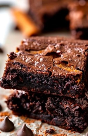 Brownies de chocolate y calabaza