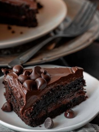 Bizcocho de chocolate sin huevo