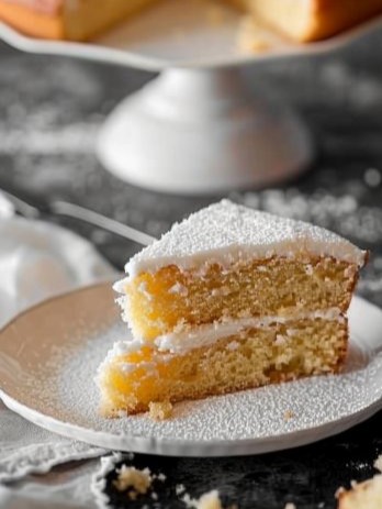 Pastel de vainilla casero