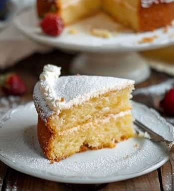 Pastel de vainilla casero