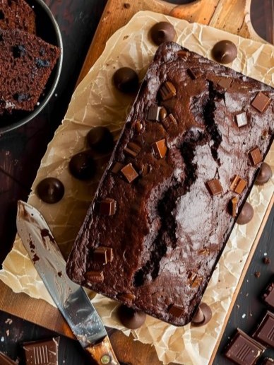 Pan de Banana y Chocolate Sin Azúcar