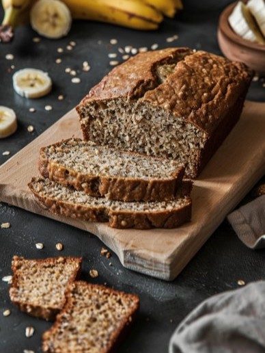Pan de plátano saludable!