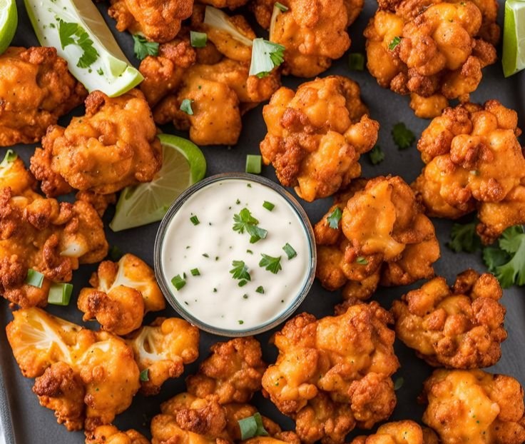 Air Fryer Buffalo Cauliflower