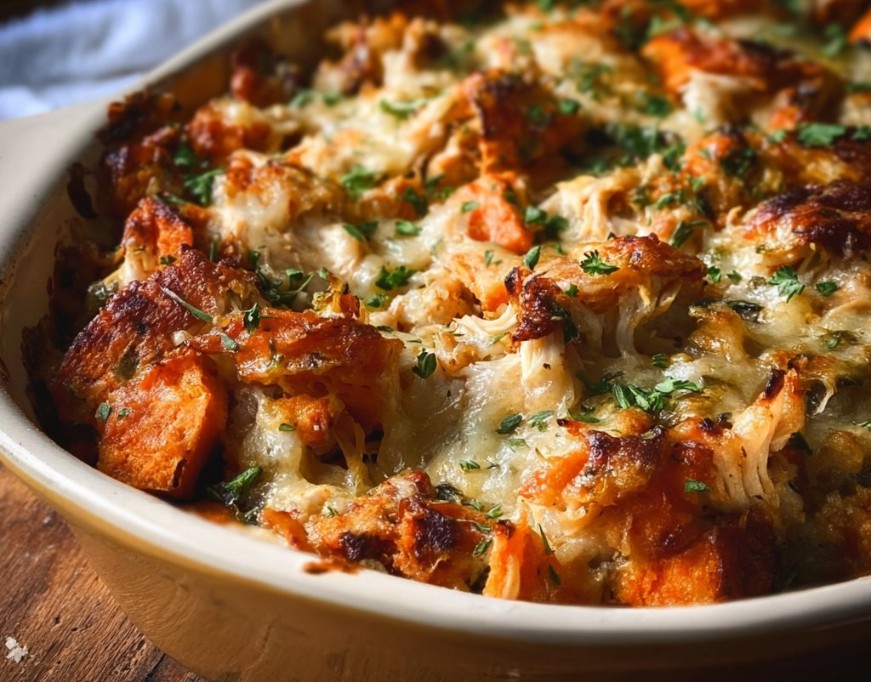 Amazing 5-Ingredient Chicken and Sweet Potato Casserole Recipe