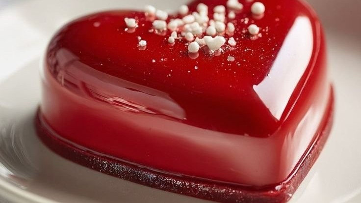 Cœurs Rouges de la Saint-Valentin