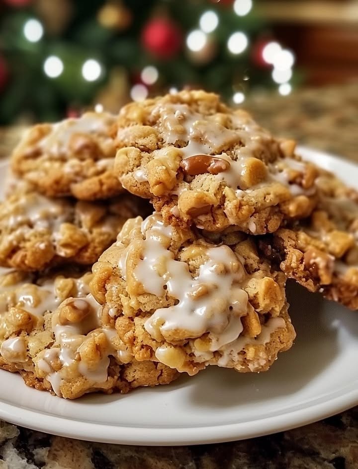 No-Bake Christmas Crunch Cookies