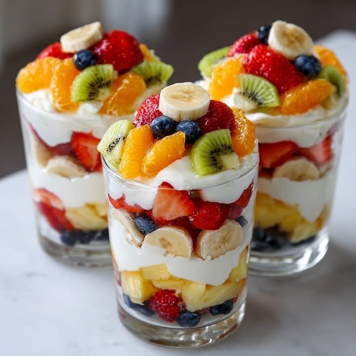 Fresh Fruit Yogurt Parfait Cups
