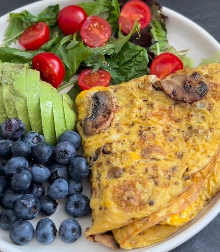 Veggie Omelette Plate