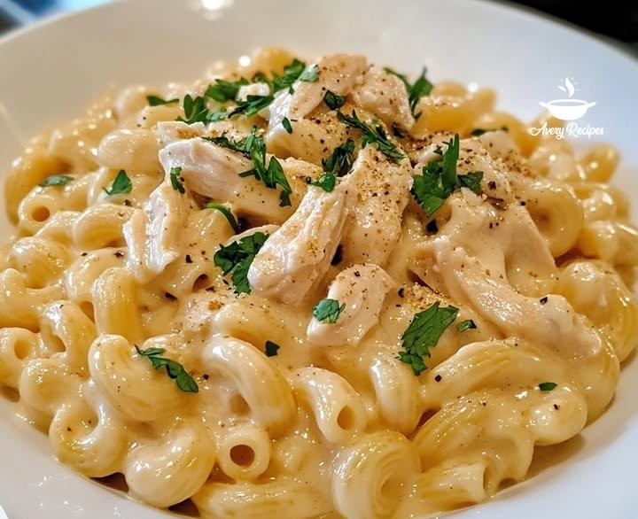 White Chicken Chili Mac & Cheese