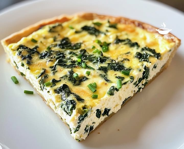 Crustless Ricotta Spinach Quiche