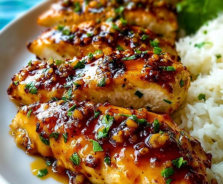 Honey Garlic Chicken Breasts