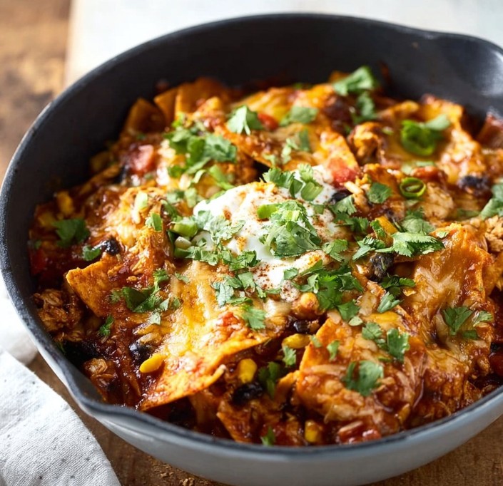 Turkey Enchilada Skillet