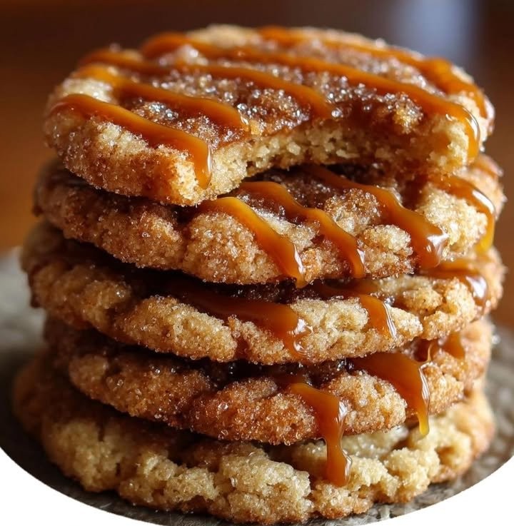 Brown Sugar Cinnamon Caramel Cookies