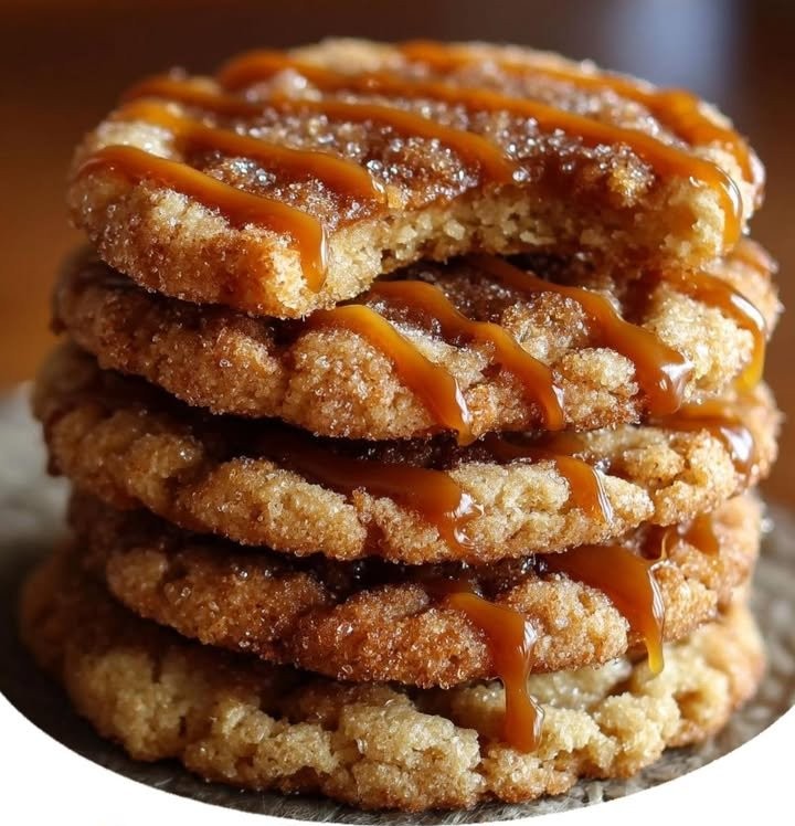 Brown Sugar Cinnamon Caramel Cookies