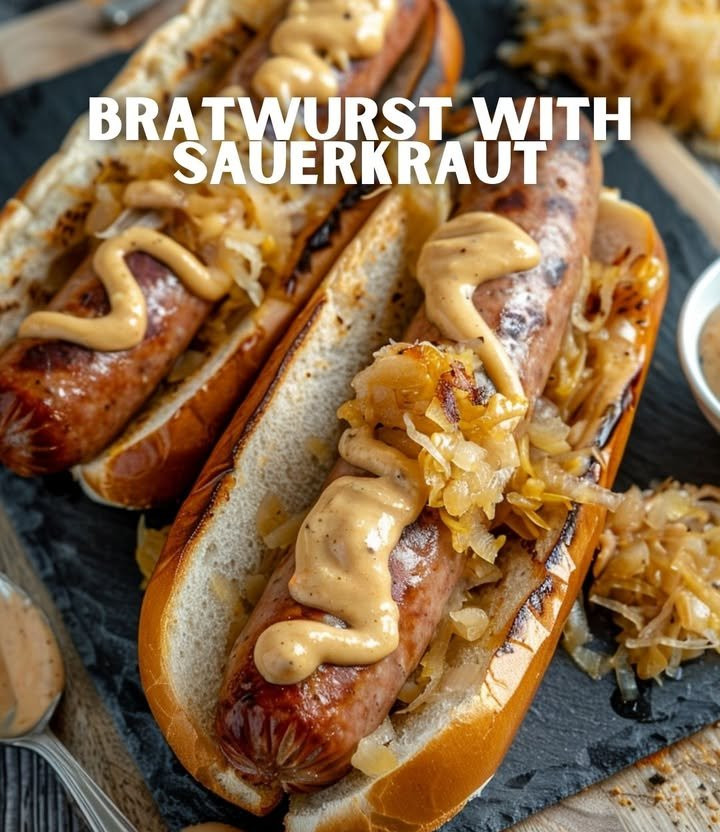 Bratwurst mit Sauerkraut