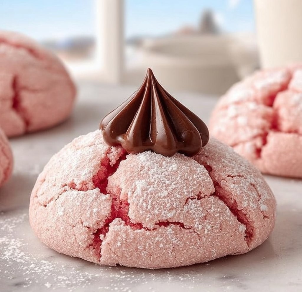 Strawberry Kiss Cookies