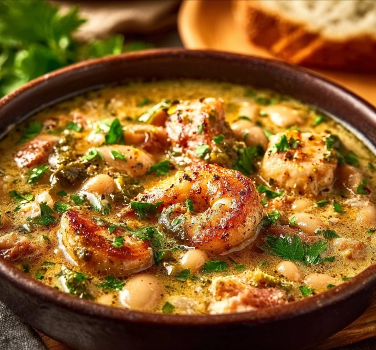 Cajun White Chicken Chili