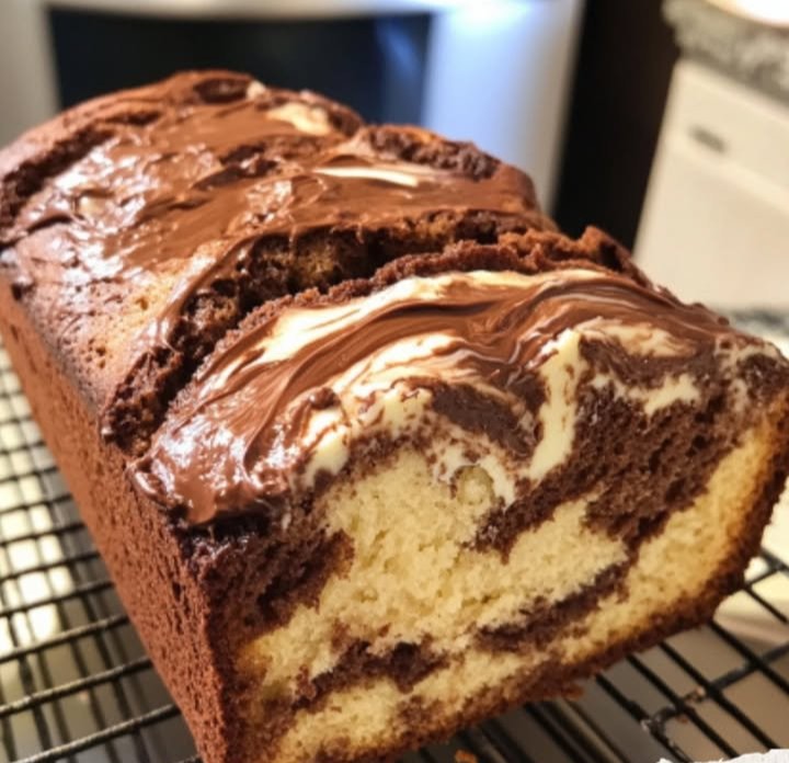 Creamy Nutella Ricotta Swirl Loaf