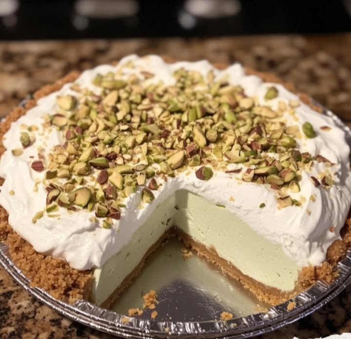 Pistachio Ricotta Icebox Pie