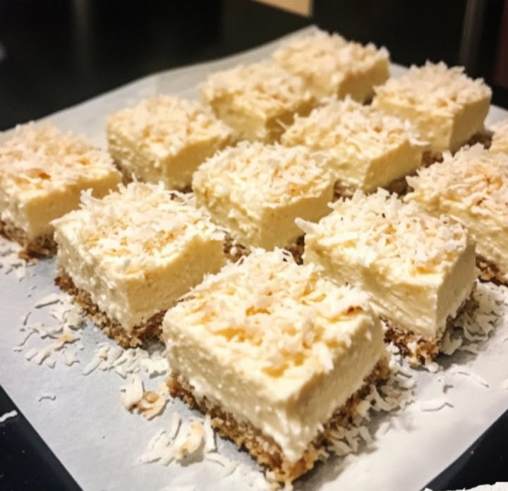 No-Bake Coconut Ricotta Squares