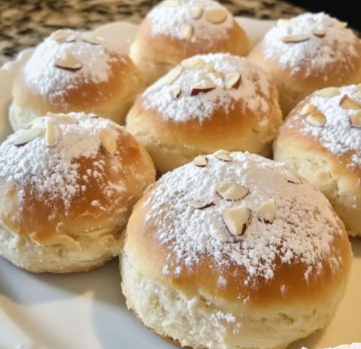 Soft Ricotta Almond Pillows