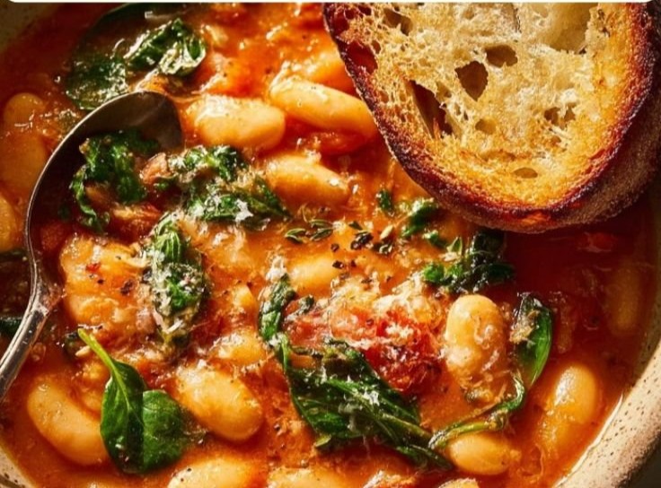 Creamy Tomato Basil Butter Beans