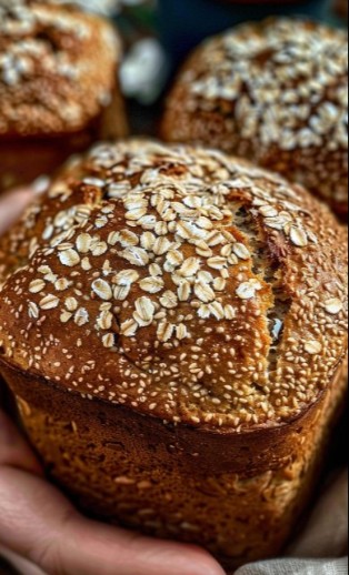 Pain sain à l'avoine en 5 minutes dans un bocal ! Sans farine et sans gluten !