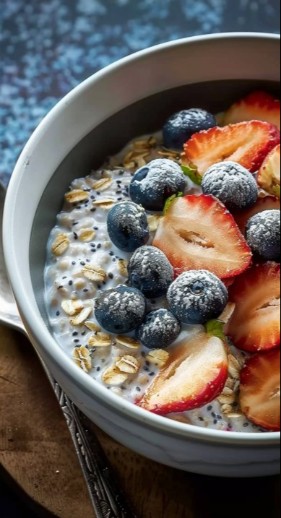 Flocons d'avoine à la nuit sans sucre ajouté