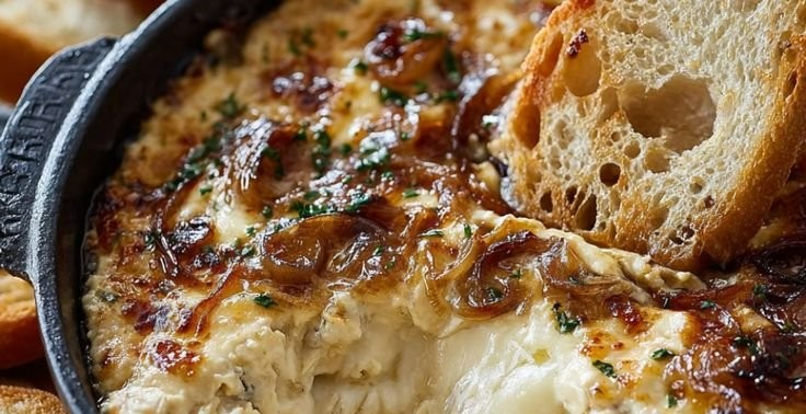 Creamy Baked Caramelized Onion Dip for the Ultimate Party Spread