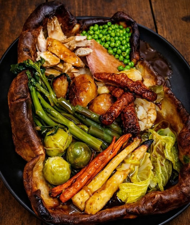 Giant Homemade Yorkshire Roast Dinner
