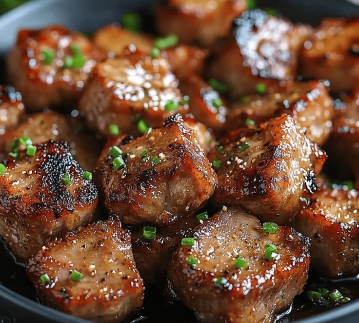 Irresistibly Savory Garlic Pork Bites