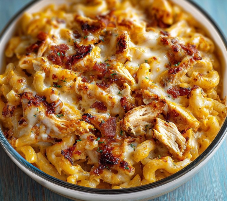 BBQ Chicken Mac and Cheese