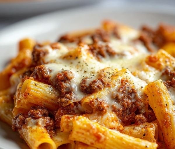 Baked Ziti with Ground Beef