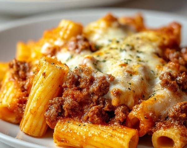 Baked Ziti with Ground Beef