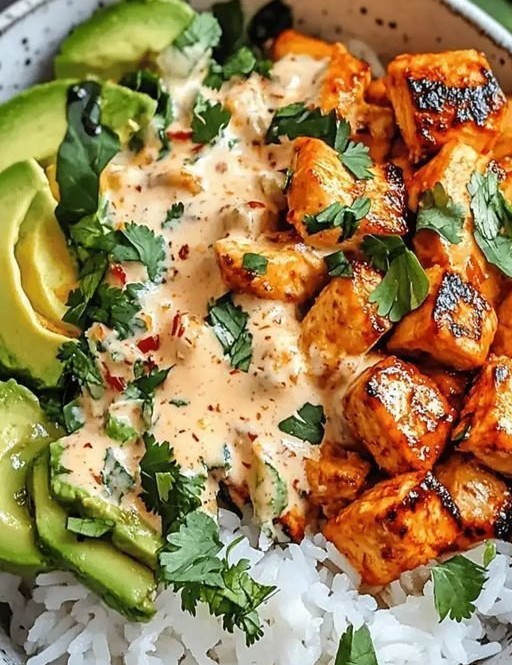 Coconut Chicken Rice Bowl