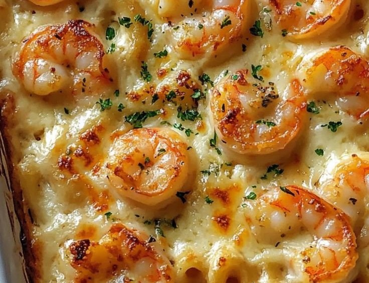 Shrimp Scampi Pasta Bake - An Organized Chaos