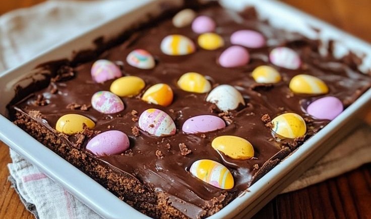 Cadbury Egg Fudge