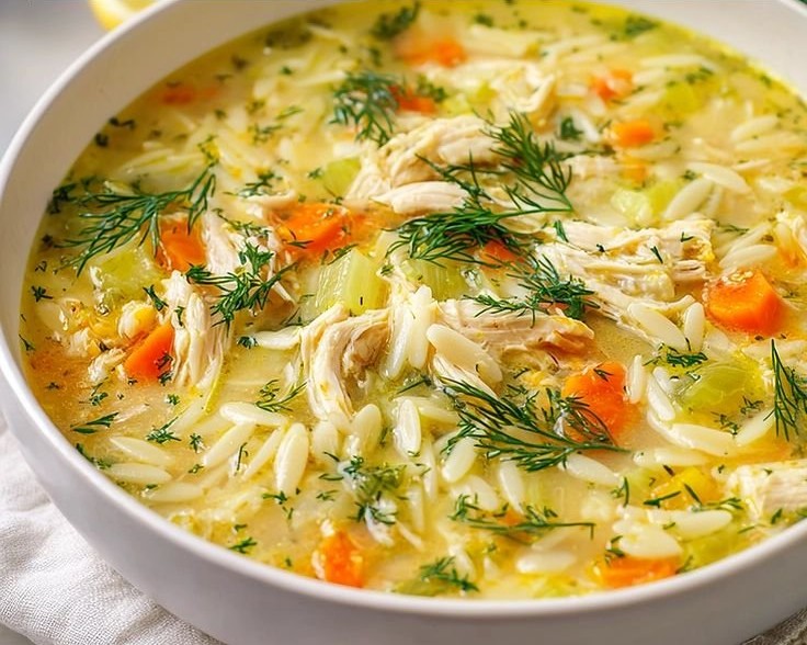Greek Lemon Chicken Soup