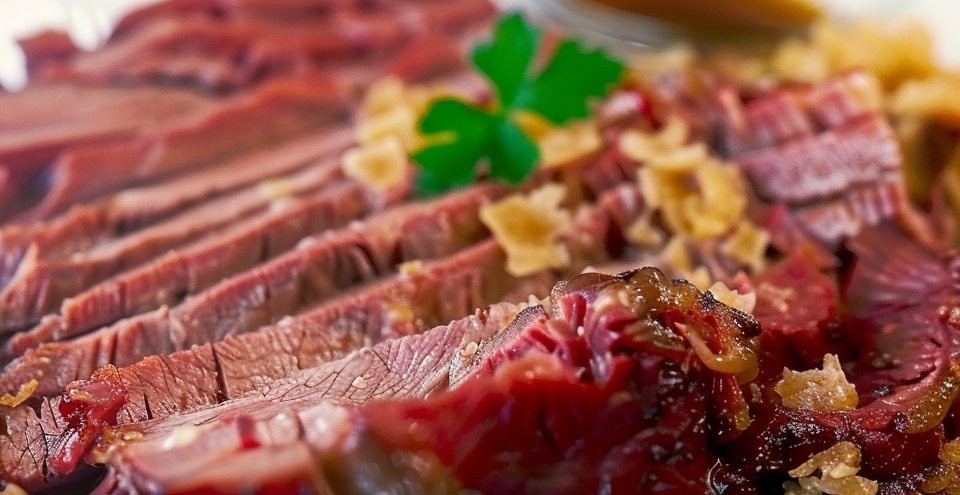 Crispy Slow Cooker Corned Beef