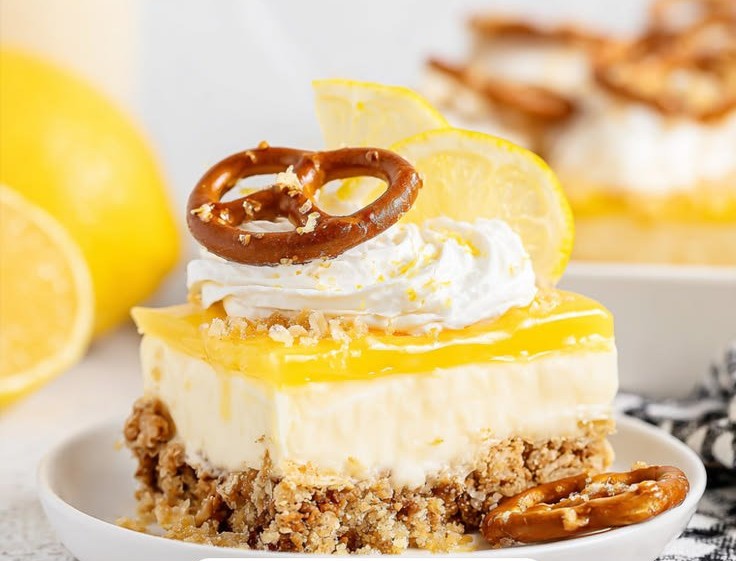 Lemon Pretzel Dessert