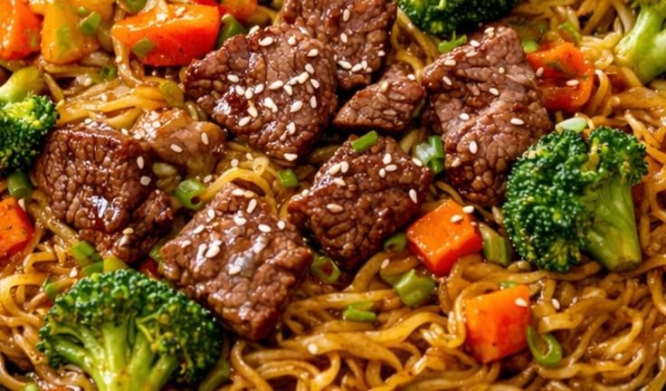 Blackstone Garlic Butter Noodles