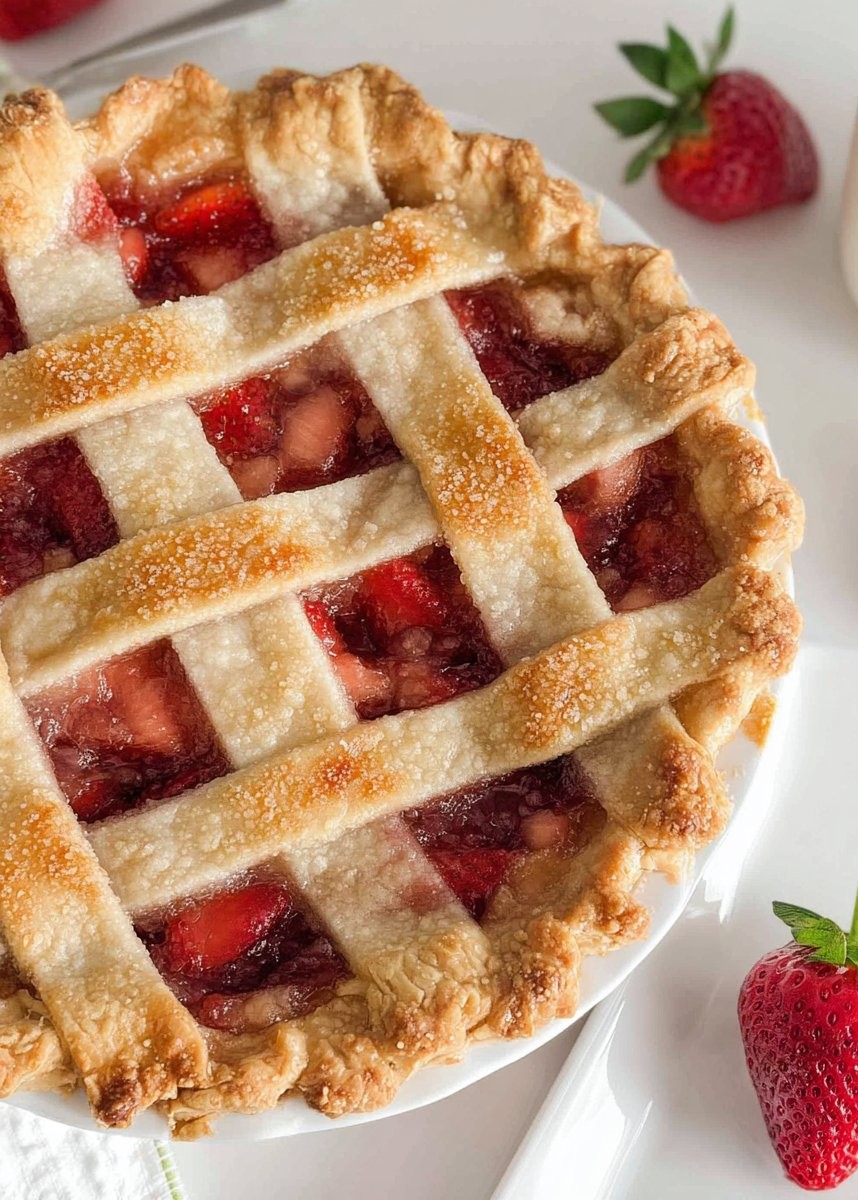Double Crusted Strawberry Pie
