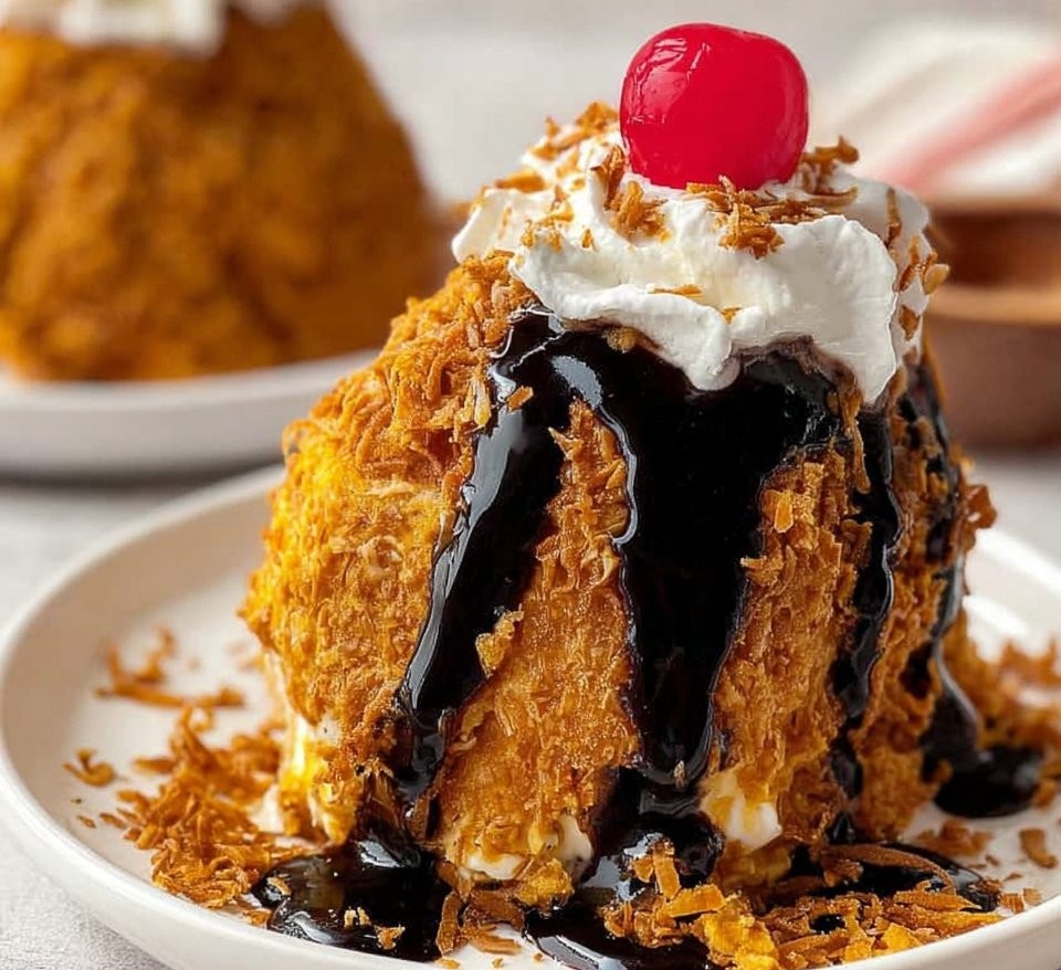 Homemade Fried Ice Cream