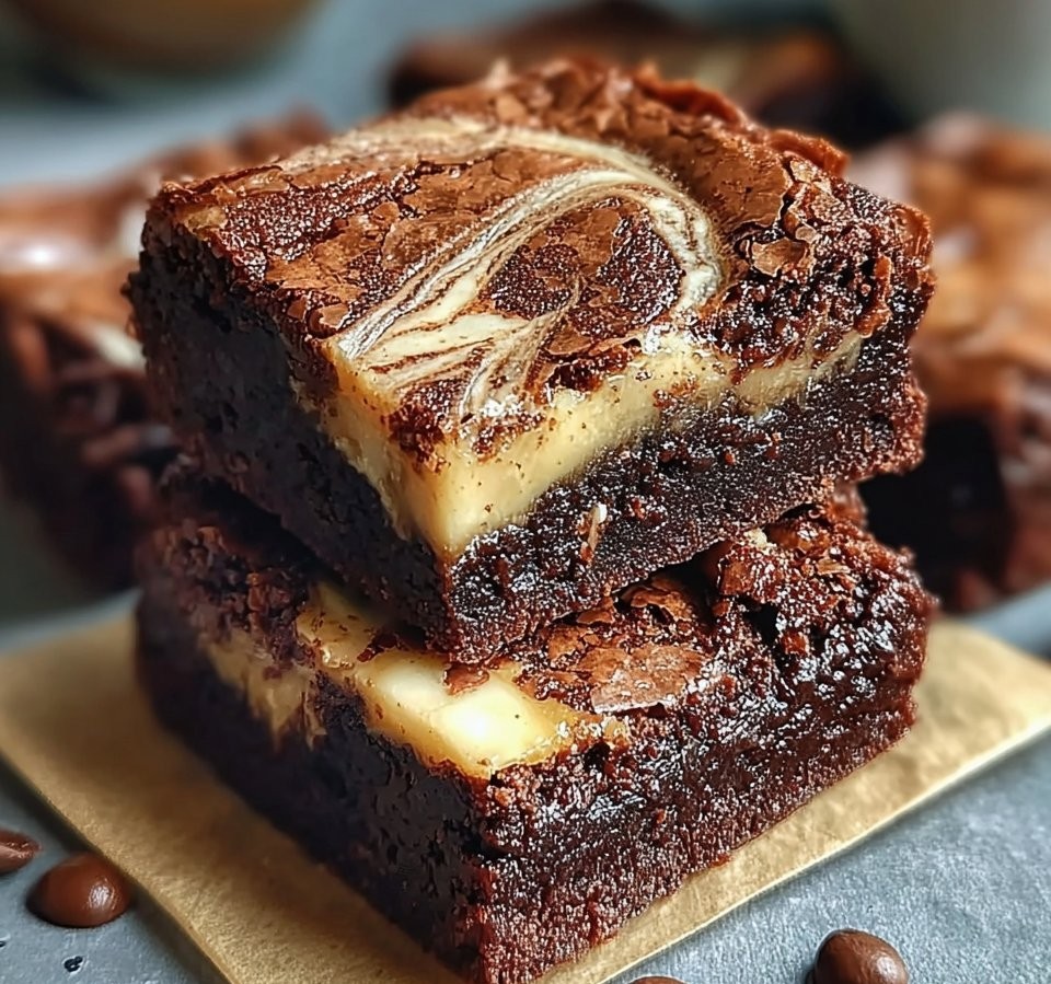 Irresistible Vietnamese Coffee Brownies with Condensed Milk Swirl