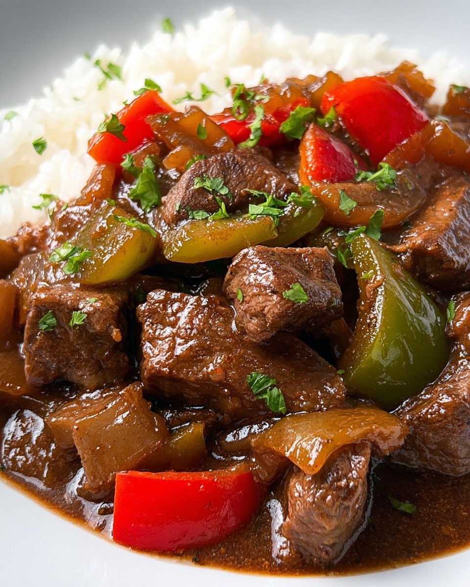 Crock Pot Pepper Steak